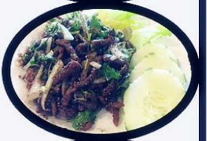 Order Beef Nam Tok Salad food online from King Thai Restaurant store, Saint Paul on bringmethat.com