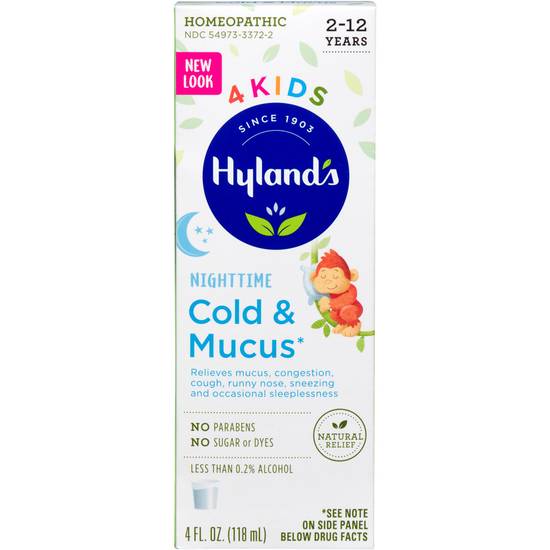 Order Hyland's 4Kids Cold'n Mucus Nighttime (4 oz) food online from Rite Aid store, PITTSBURGH on bringmethat.com
