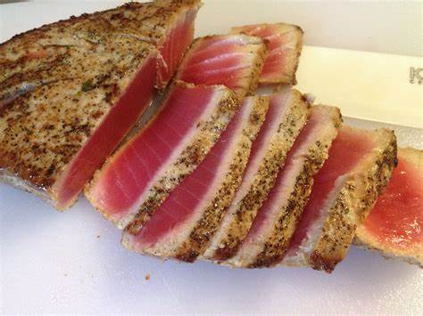 Order Pepper Seared Tuna Sashimi food online from Carolina sushi and roll store, Raleigh on bringmethat.com