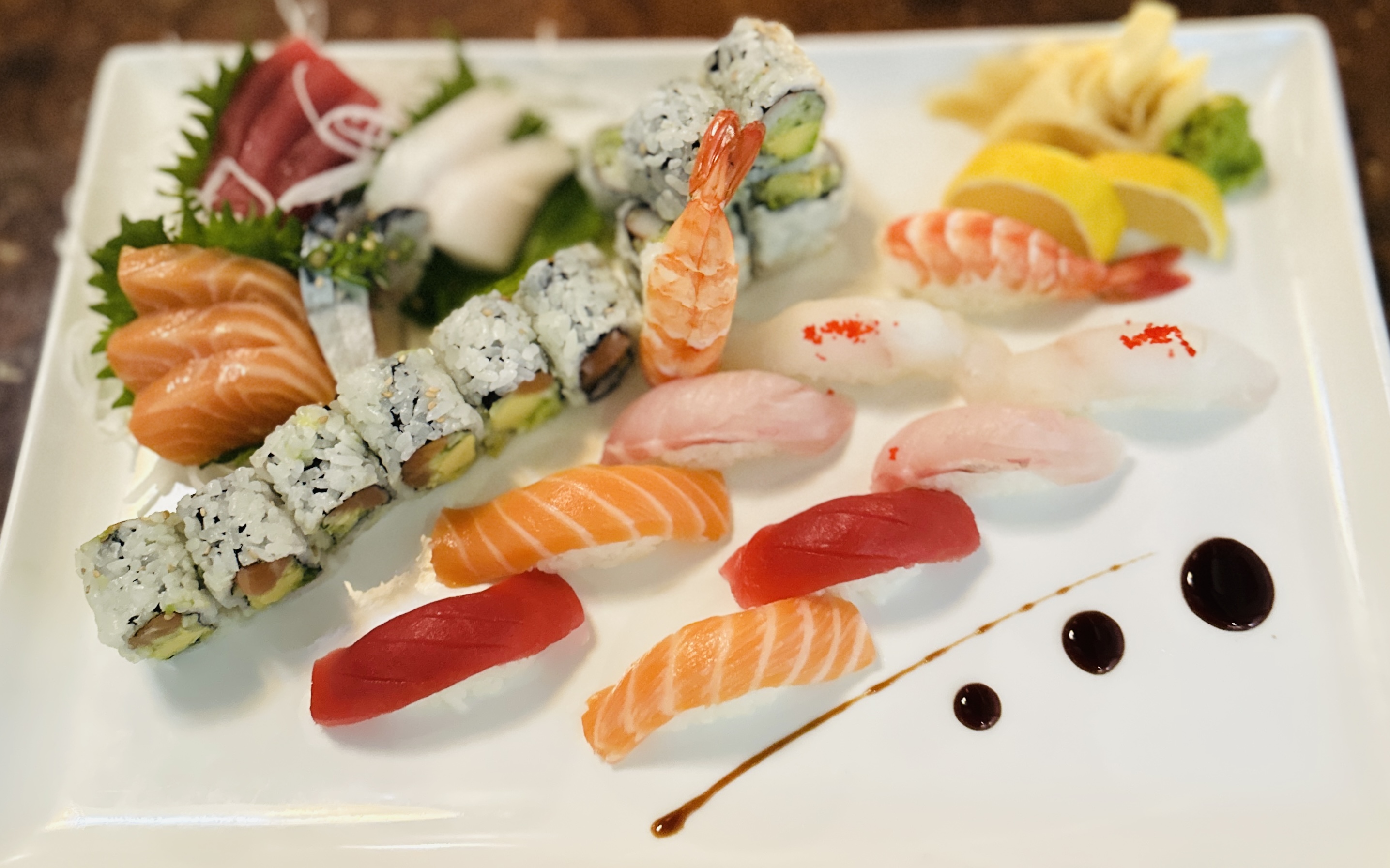 Order 22. Sushi and Sashimi for 2 food online from Mikaku store, New York on bringmethat.com