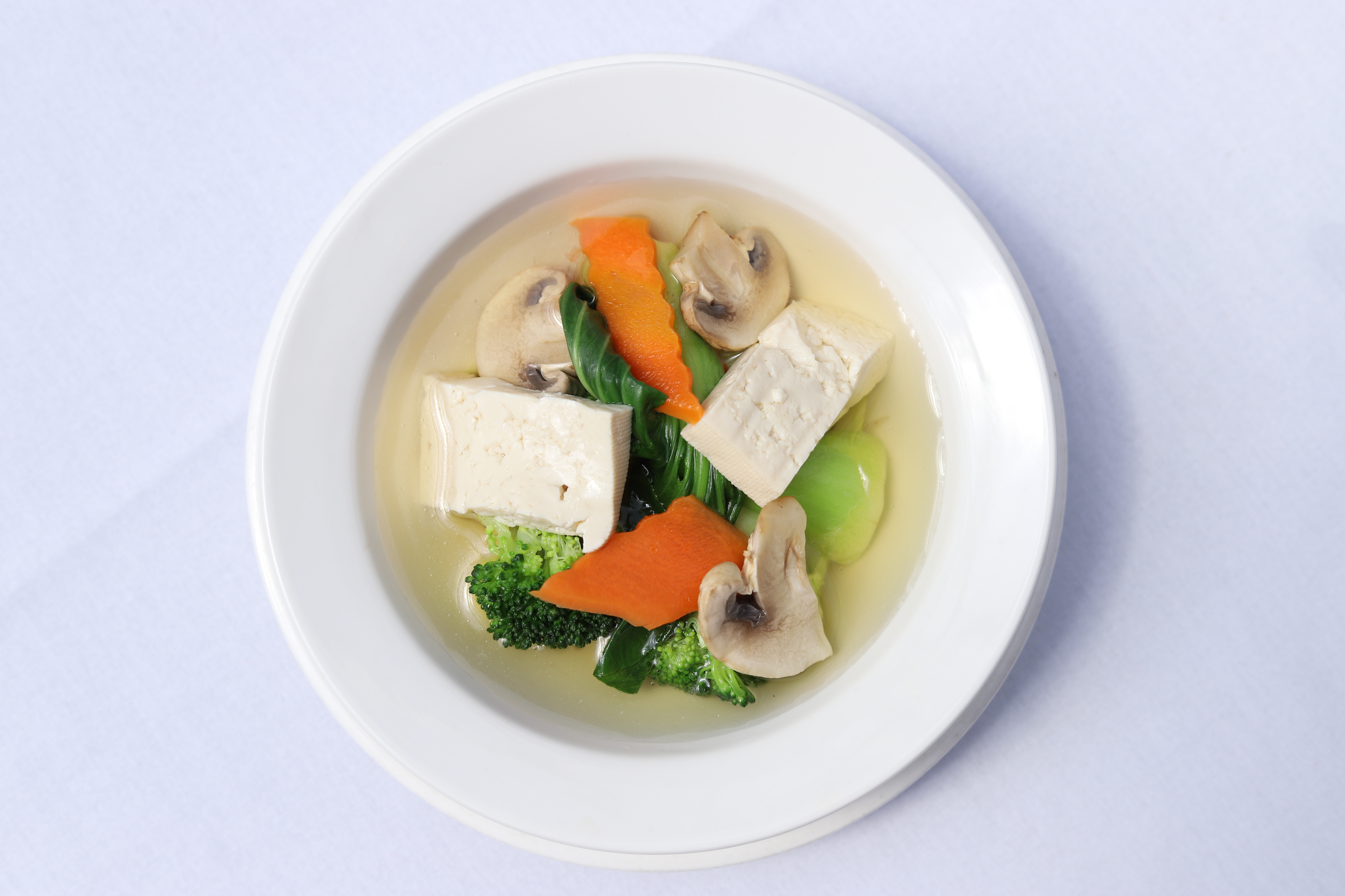 Order S2 Tofu and Vegetable Soup food online from Mazu Szechuan store, New York on bringmethat.com