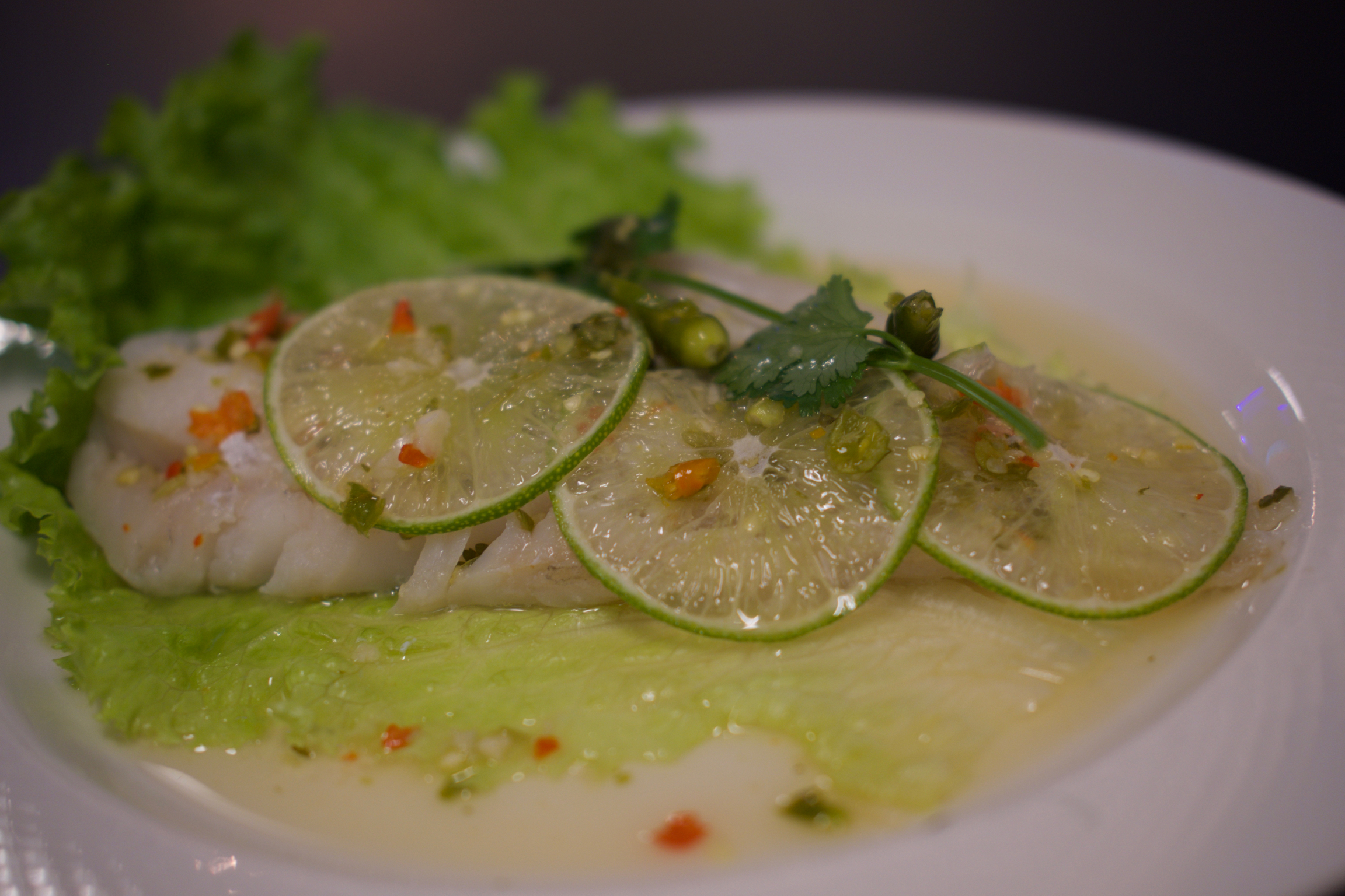 Order Steamed Fish with Spicy Lime Juice food online from Thai Avenue store, Garden Grove on bringmethat.com