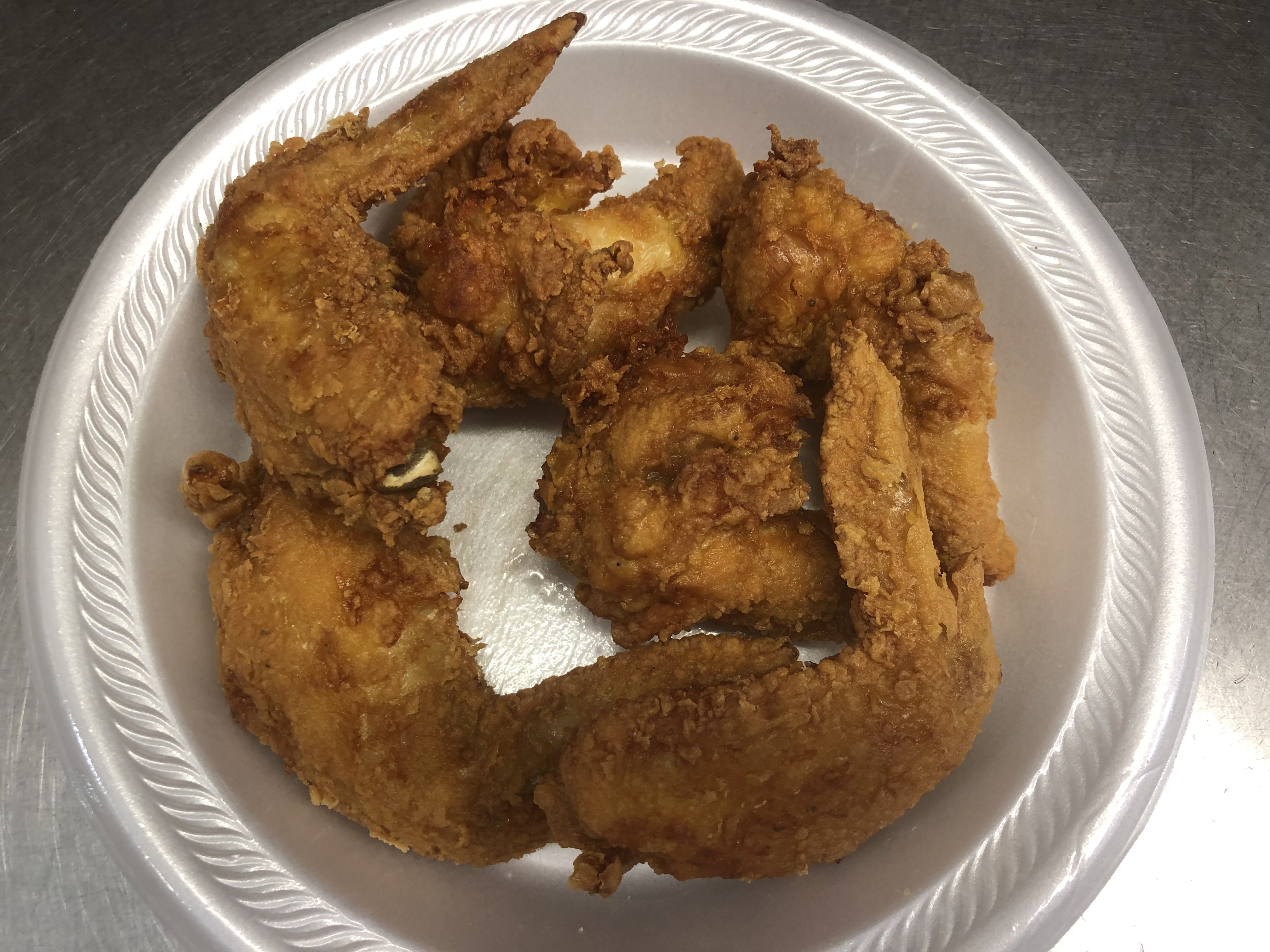 Order 8. Six Fried Chicken Wings 鸡翅 food online from JJ China store, Morrisville on bringmethat.com