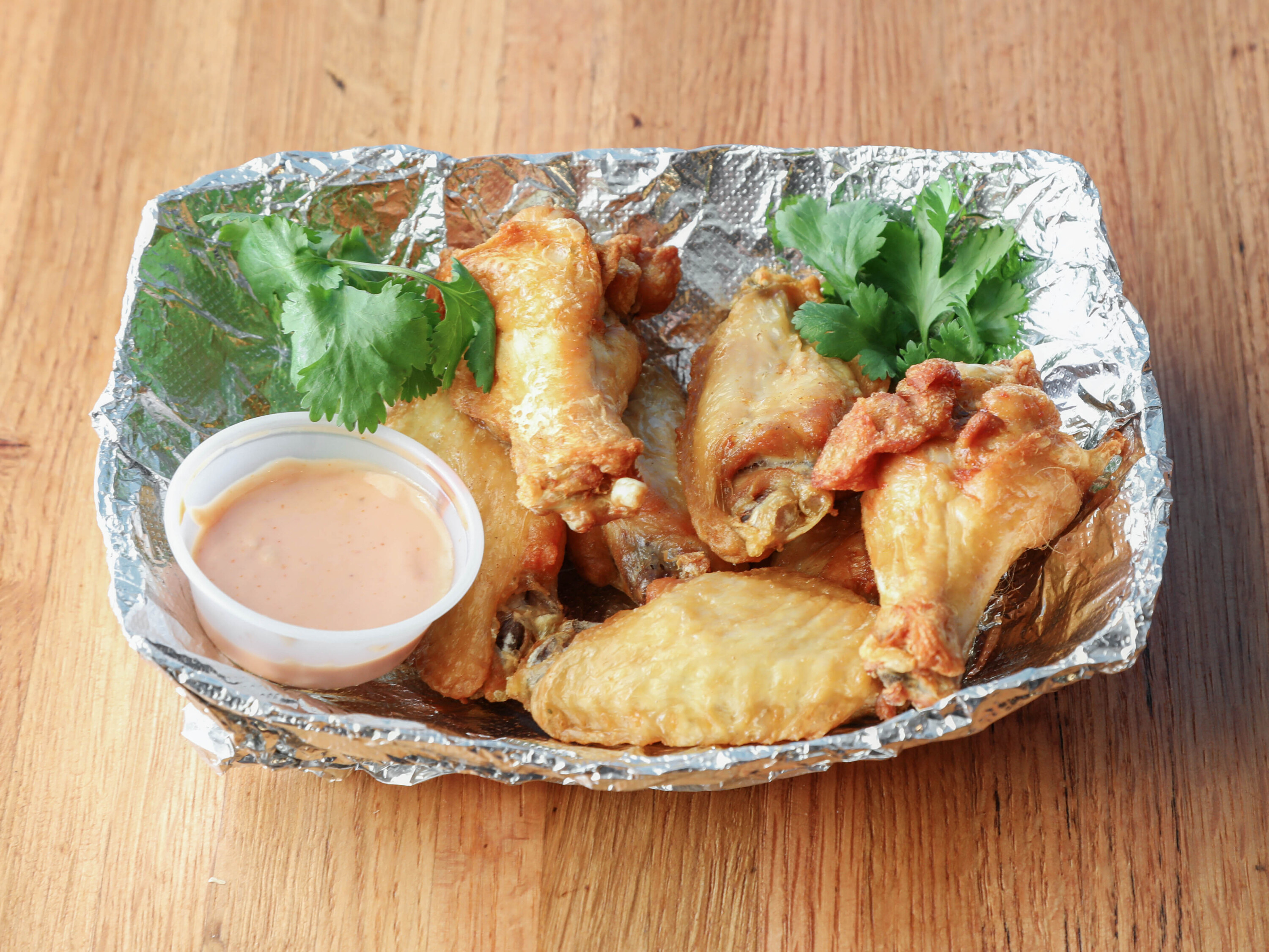 Order 6 Chicken Wings food online from Just Carribbean store, Taunton on bringmethat.com
