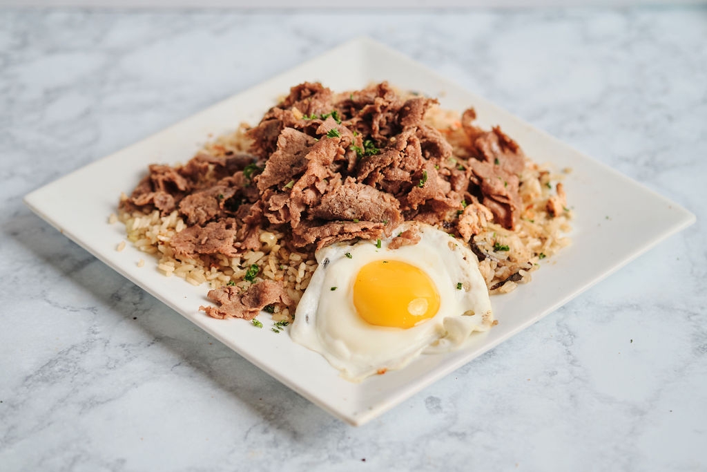 Order Sliced Beef/Southeast Rice food online from Orchid City Fusion Cafe store, Arlington on bringmethat.com