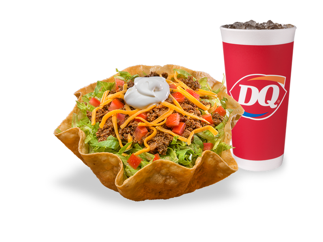 Order Taco Salad Beef Combo food online from Dairy Queen store, Bryan on bringmethat.com