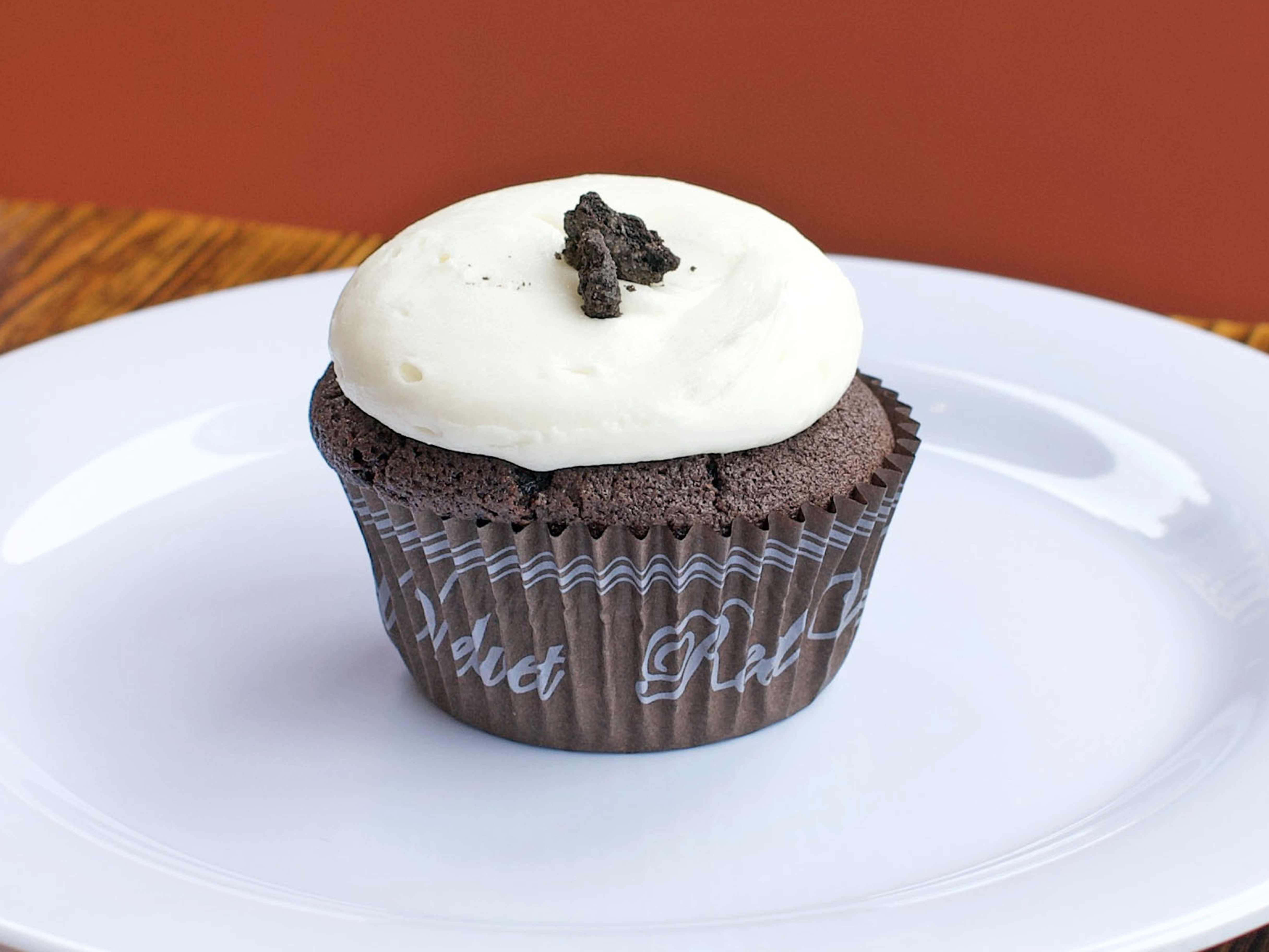 Order Cookies and Cream Cupcake food online from Red Velvet Cupcakery store, Washington on bringmethat.com