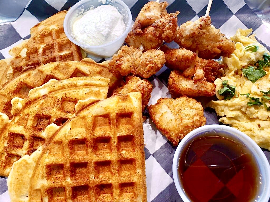 Order Chicken & Waffles food online from Le Cafe Market store, Arlington on bringmethat.com