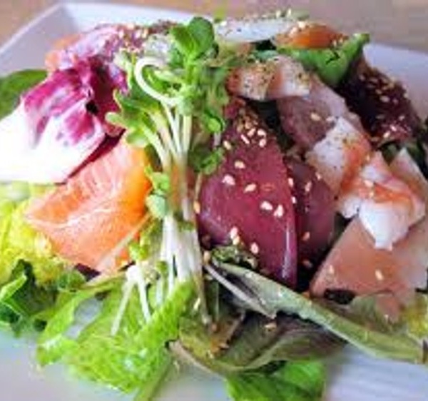 Order Seafood Salad food online from Fuji Sushi store, Camarillo on bringmethat.com