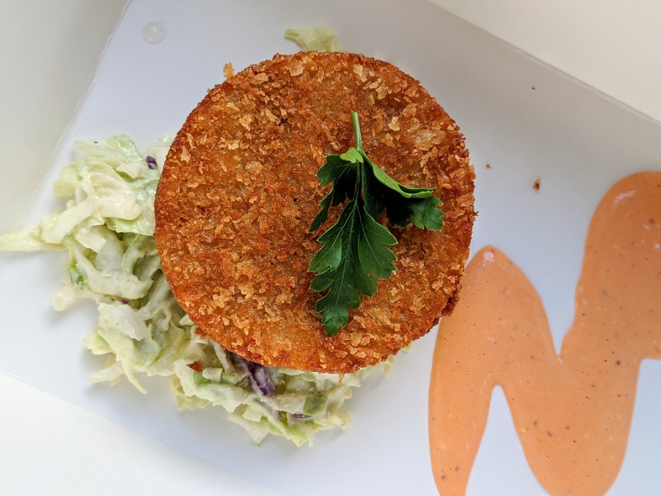 Order Dungeness Crab & Shrimp Cake food online from Seasons & Regions Seafood Grill store, Portland on bringmethat.com