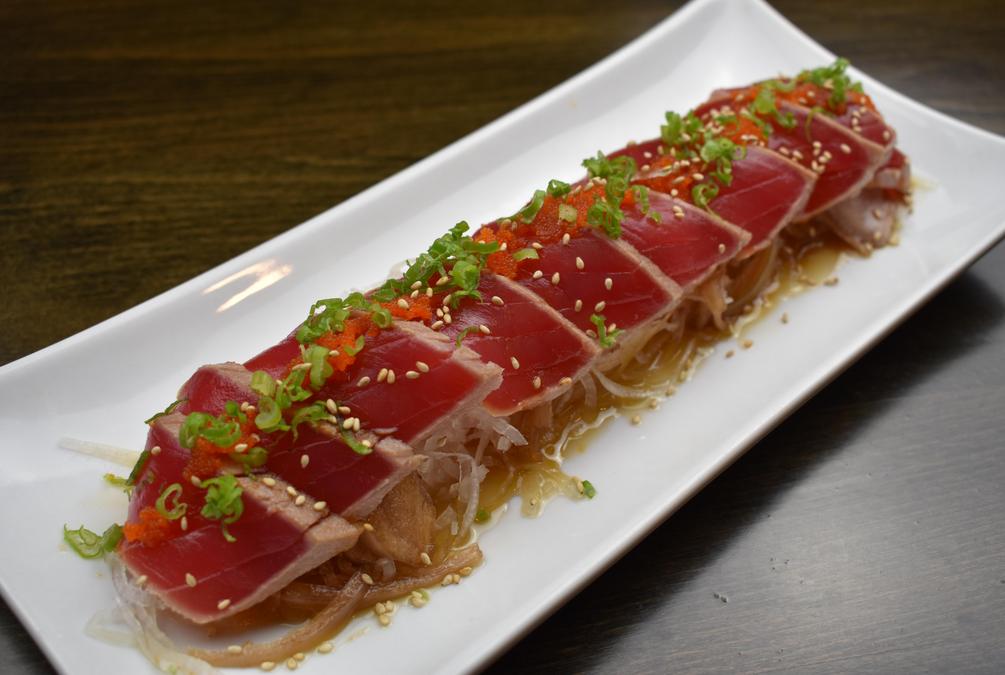 Order Ahi Tuna Tadaki  food online from Akaya Sushi, Izakaya & Ramen store, Richardson on bringmethat.com