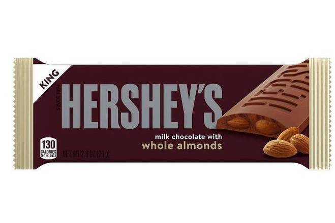 Order Hershey's Milk Chocolate with Almonds King Size Candy Bar food online from Windy City Liquor Market store, El Cajon on bringmethat.com