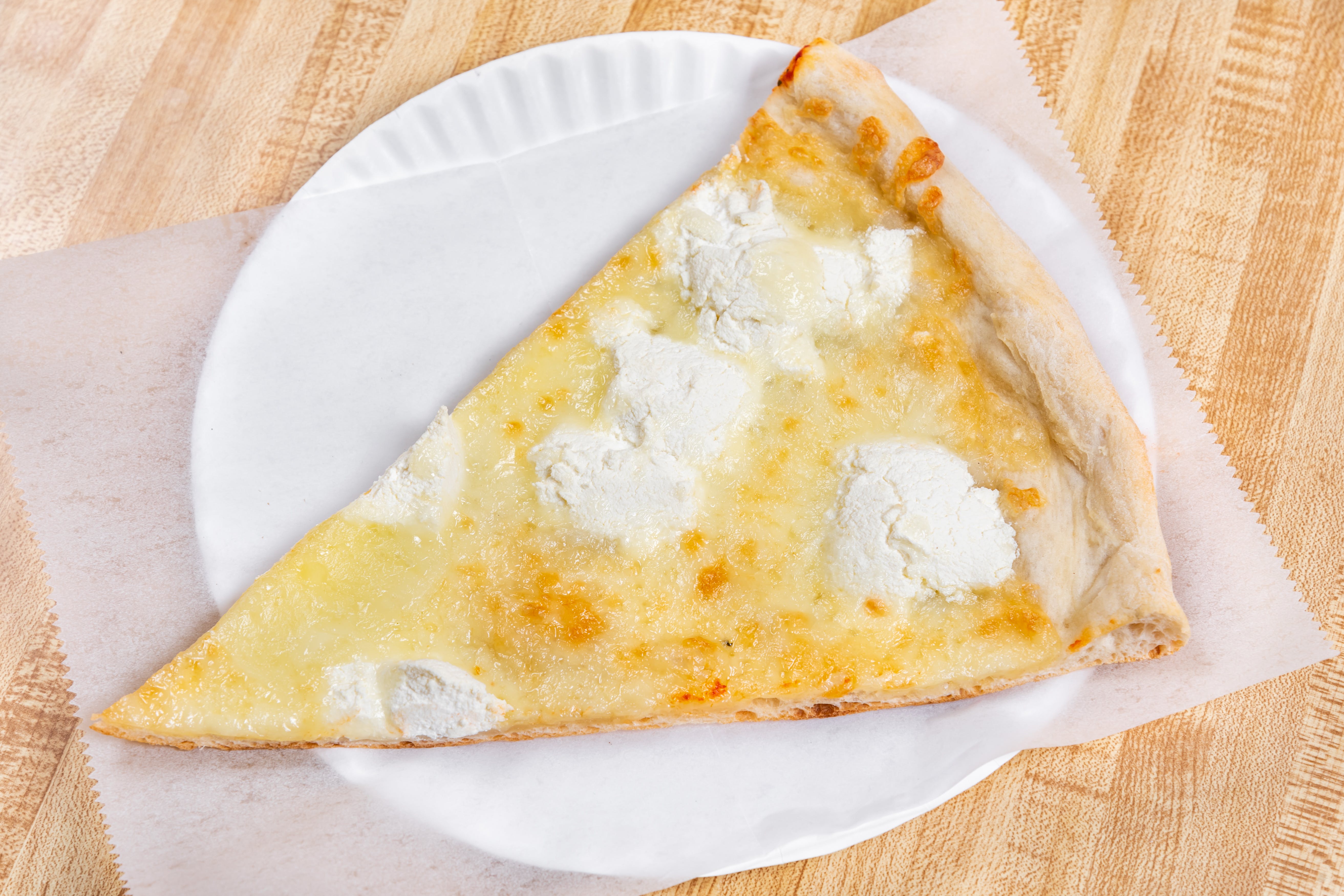 Order White Pizza - Small 12'' food online from Steinway pizza store, Astoria on bringmethat.com