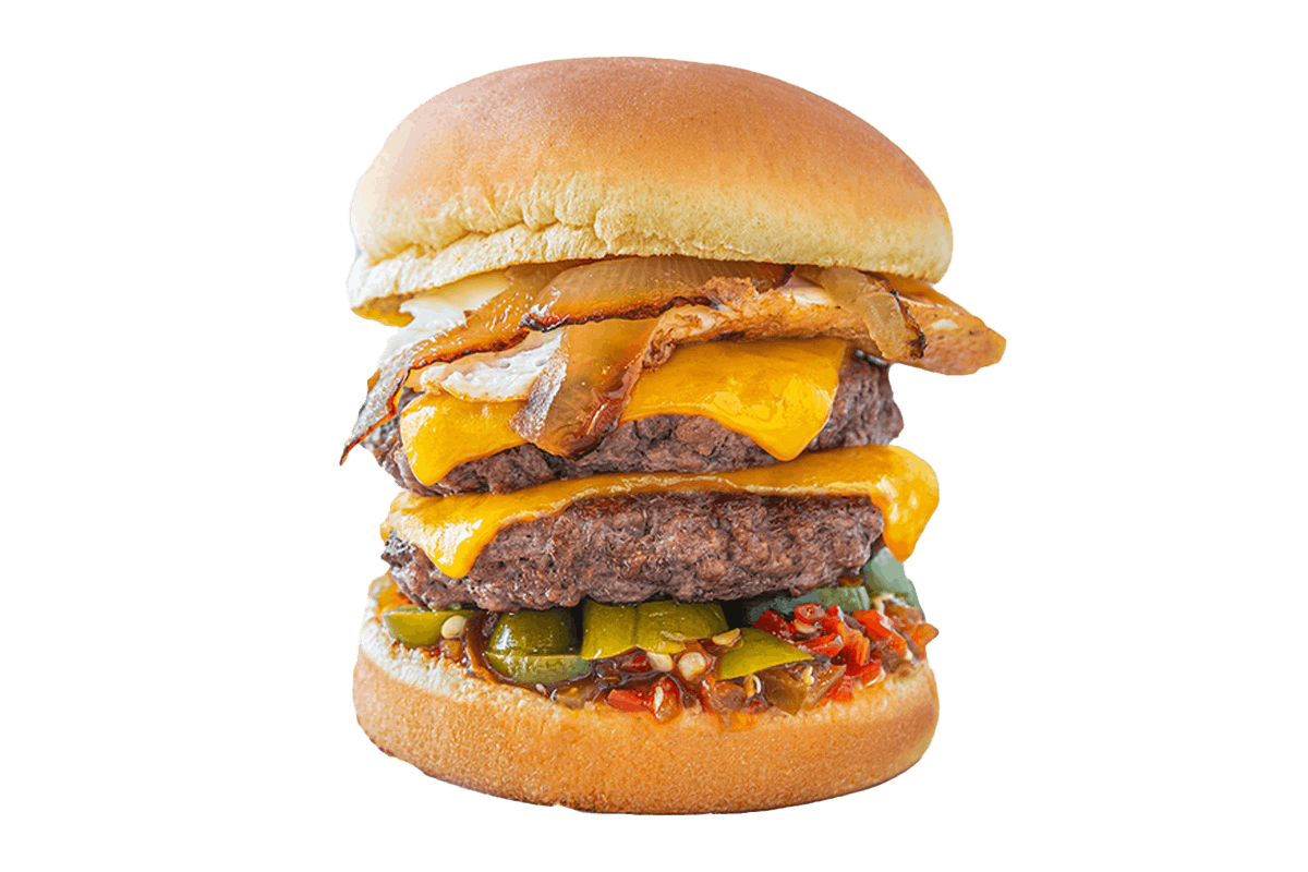 Order Fiery Burger food online from Elevation Burger store, Arlington on bringmethat.com