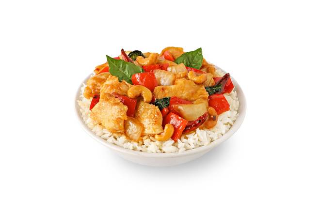 Order THAI BASIL CASHEW CHICKEN food online from Pick Up Stix store, San Diego on bringmethat.com