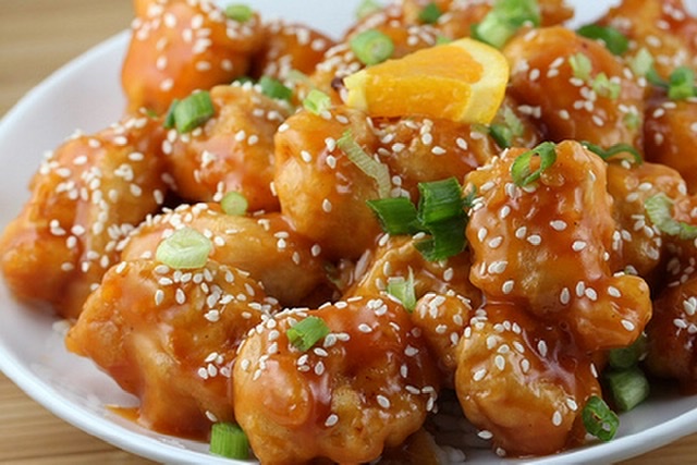 Order 67. Sesame Chicken food online from Red Bowl store, Grand Rapids on bringmethat.com