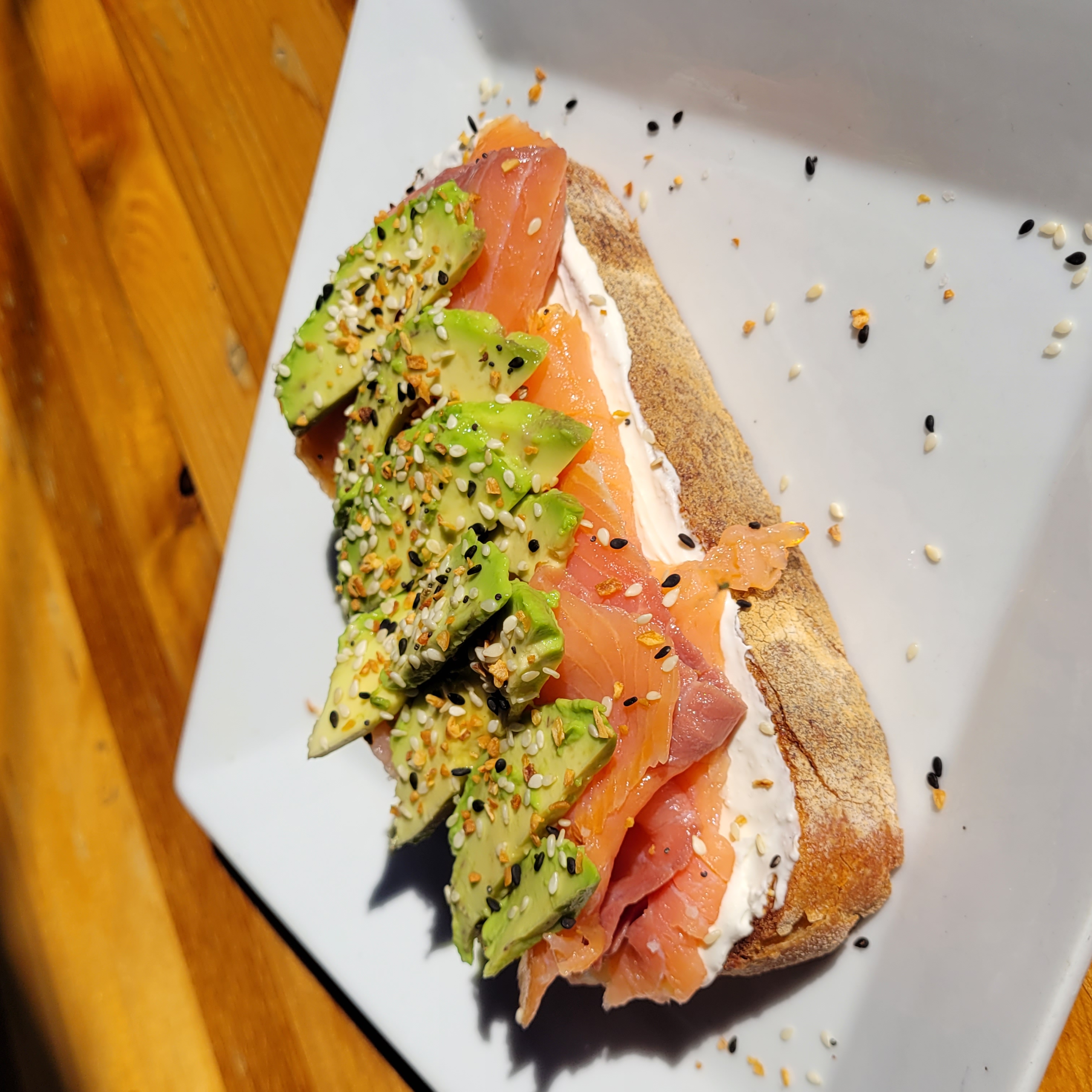 Order Smoked Salmon Toast food online from Hob Coffee San Marcos store, San Marcos on bringmethat.com