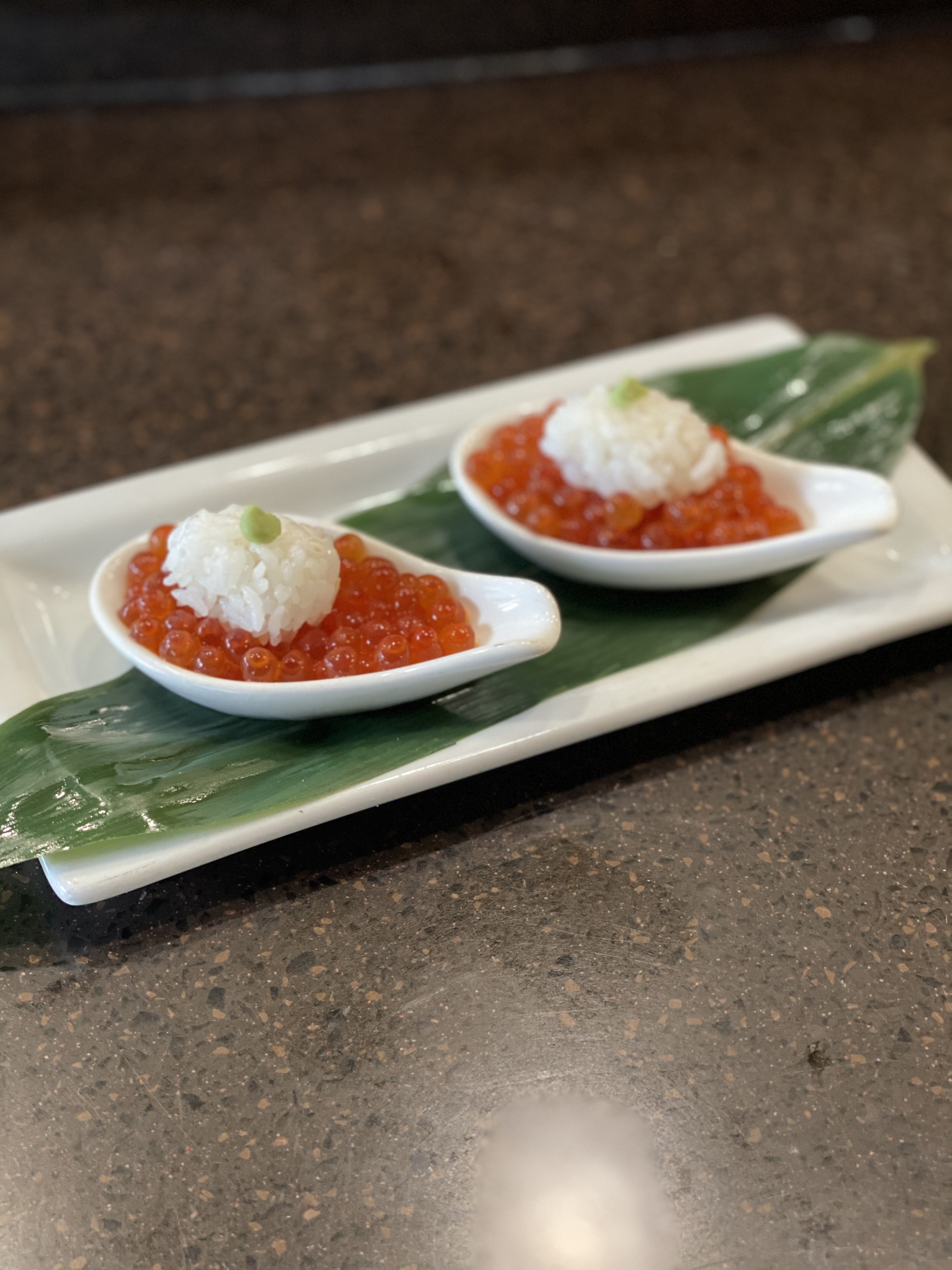 Order Ikura food online from Kanpai Japanese Sushi Bar &amp; Gril store, Santa Monica on bringmethat.com