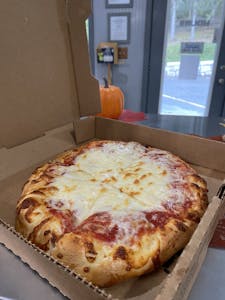 Order Cheese Pizza 9" food online from Grumpyz Pizza & Deli store, Phillipi on bringmethat.com