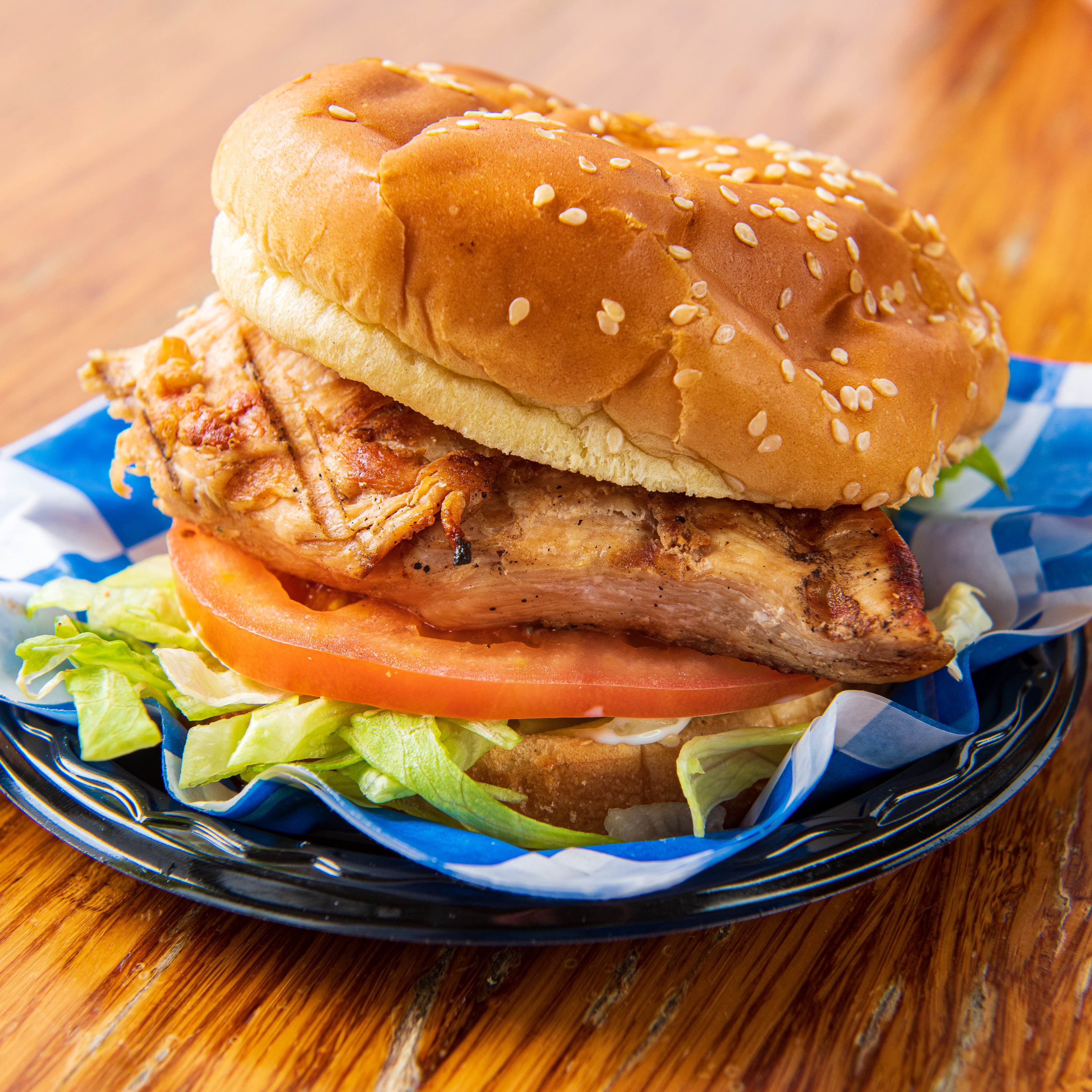 Order Grilled Chicken Sandwich food online from Iggy Doughboys & Chowder House store, Warwick on bringmethat.com