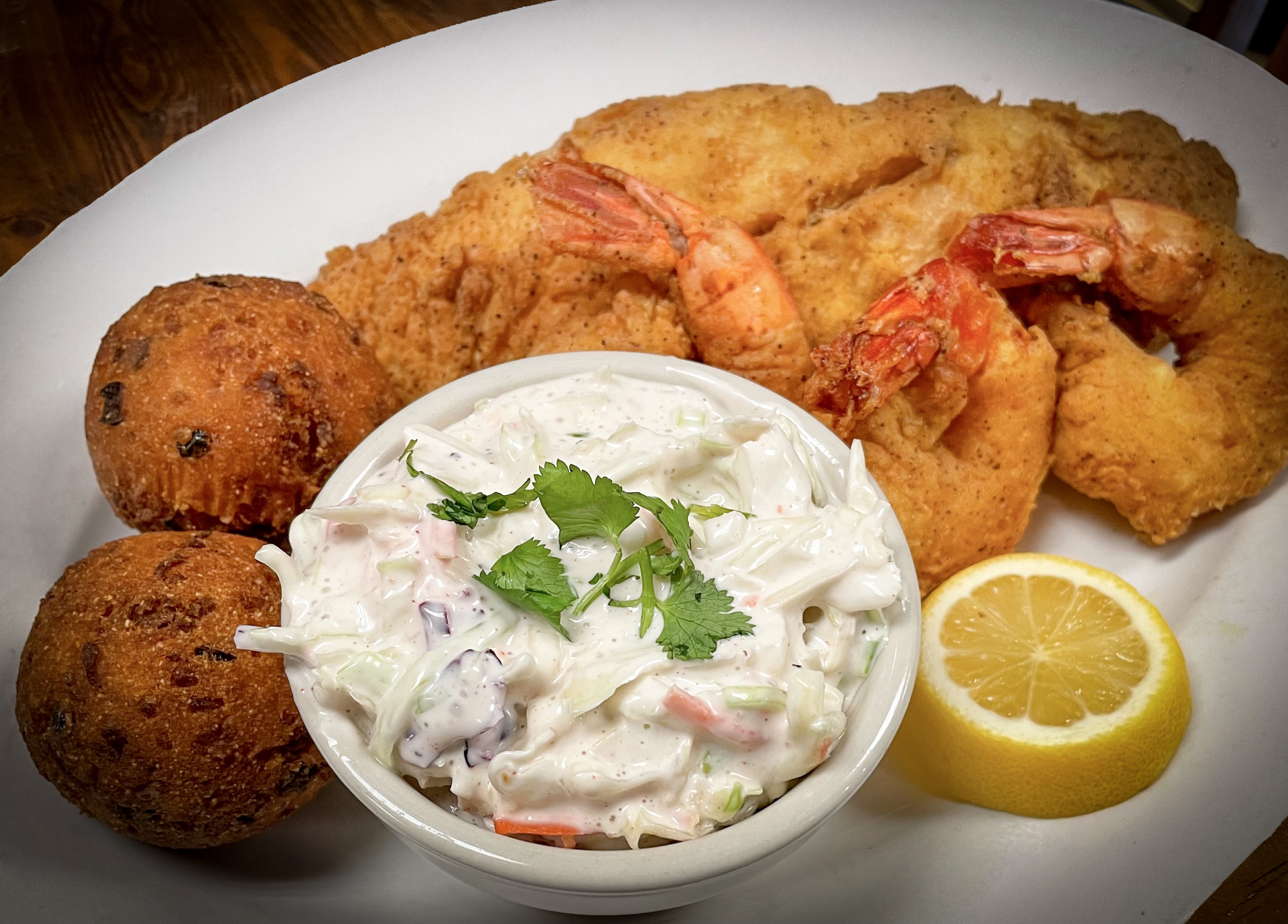Order Seafood Platter food online from Tejas Steakhouse And Saloon store, Bulverde on bringmethat.com