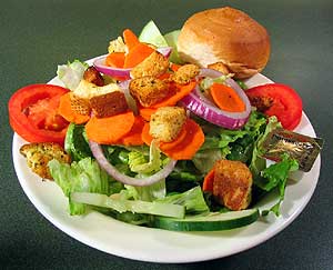 Order House Salad food online from Pizza Chicago store, Santa Clara on bringmethat.com