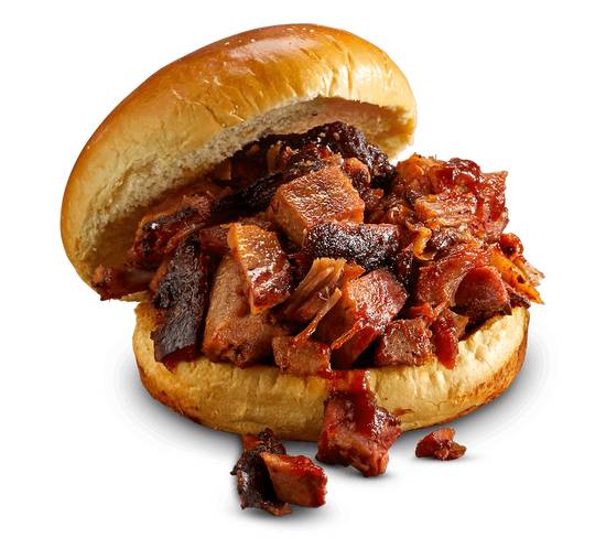 Order Georgia Chopped Pork Sandwich food online from Famous Dave store, Fresno on bringmethat.com