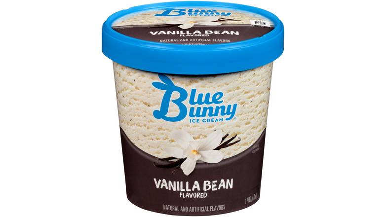 Order Blue Bunny Vanilla Bean Ice Cream 16 Oz food online from Valero Food Mart store, Murrayville on bringmethat.com