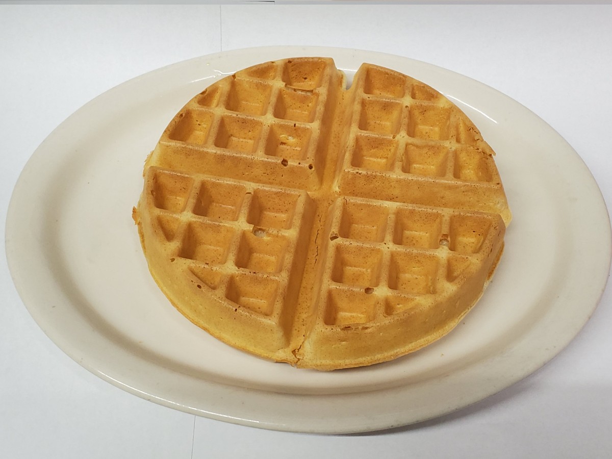 Order Belgian Waffle with Powdered Sugar food online from Sunrise Diner store, Roselle Park on bringmethat.com