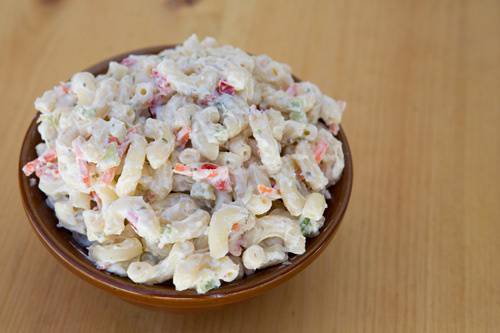 Order 1/2 lb. Macaroni Salad food online from Primohoagies store, Middle on bringmethat.com