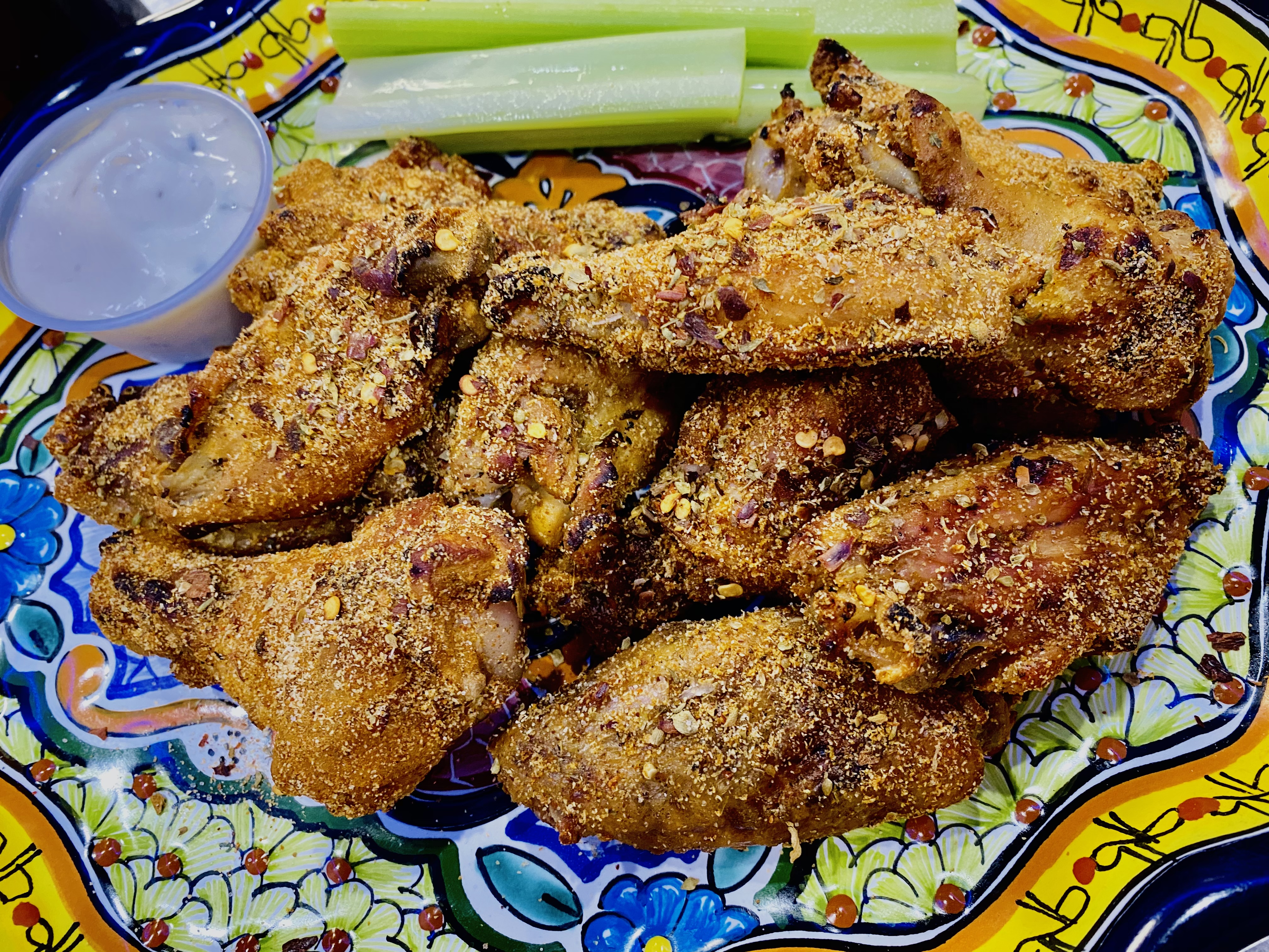 Order Mexican Dry Rub Wings food online from Chiquita Pizzeria store, Philadelphia on bringmethat.com