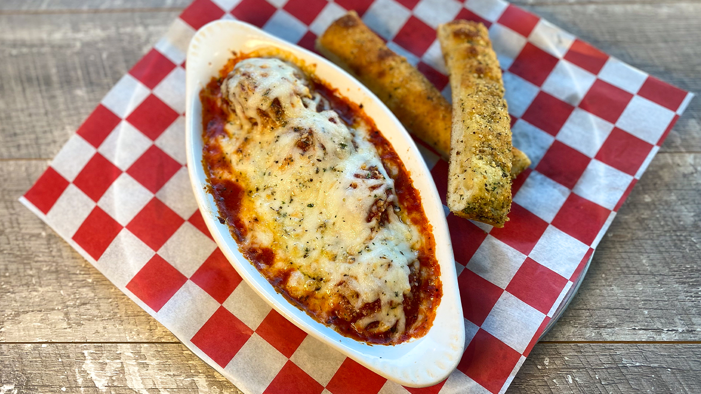 Order South Street Meatball Bake food online from Parry Pizzeria & Bar store, Englewood on bringmethat.com