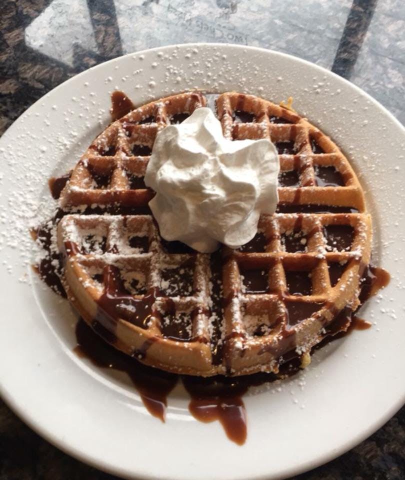Order Nutella Waffle Breakfast - Waffle food online from Two Chefs Pizza store, Arlington on bringmethat.com