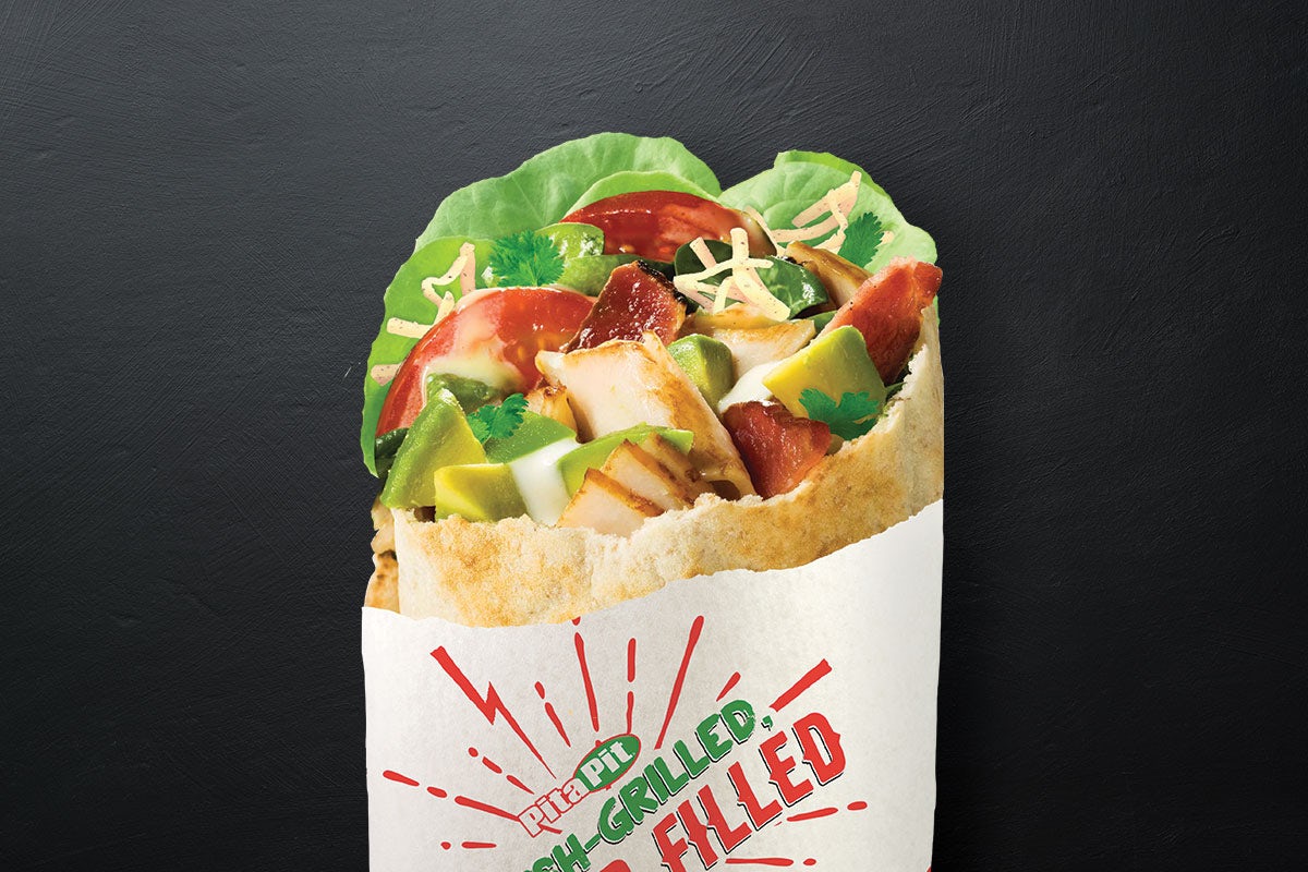 Order Baja Chicken Bacon Ranch food online from The Pita Pit store, Flagstaff on bringmethat.com