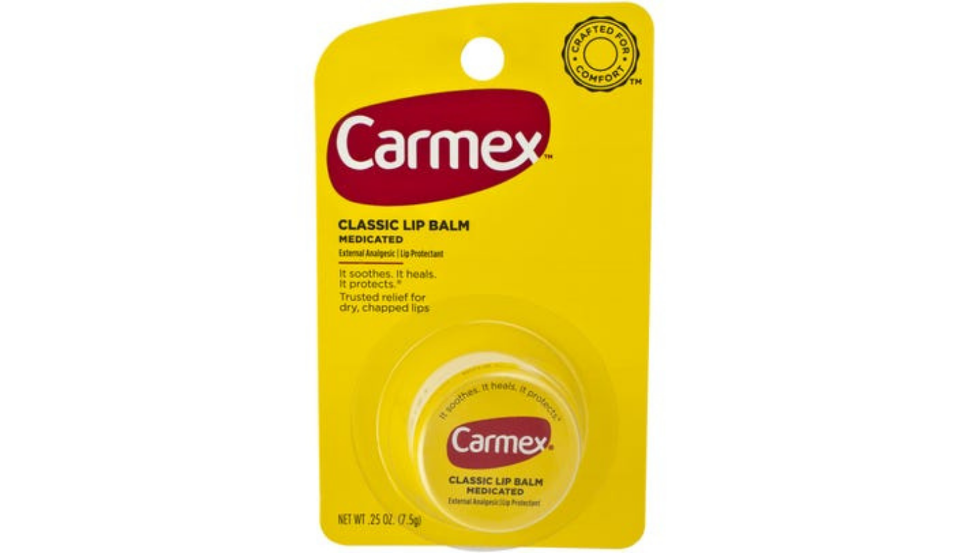 Order Carmex Classic Lip Balm 0.25oz Jar food online from Spikes Bottle Shop store, Chico on bringmethat.com
