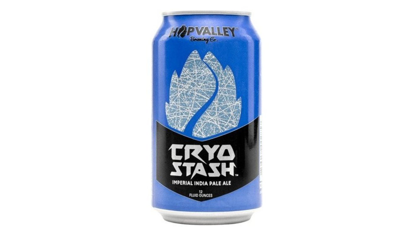 Order Hop Valley Cryo Stash IPA 6x 12oz Cans food online from Spikes Bottle Shop store, Chico on bringmethat.com