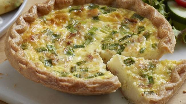 Order Quiche Lorraine food online from Mimi's Cafe store, Los Angeles on bringmethat.com