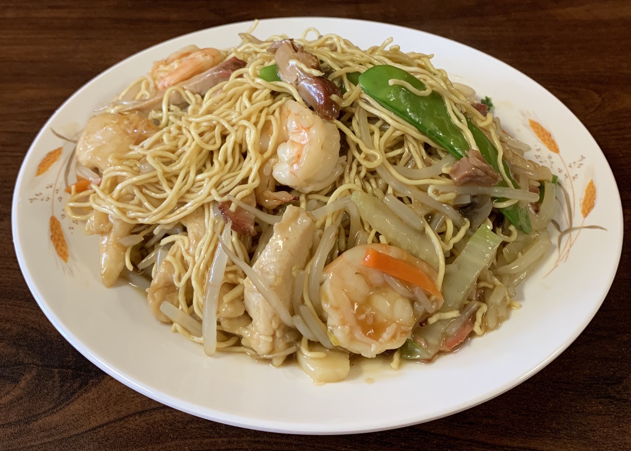 Order Combination Lo Mein Cantonese Style food online from Great Wall Chinese Restaurant store, Western Springs on bringmethat.com