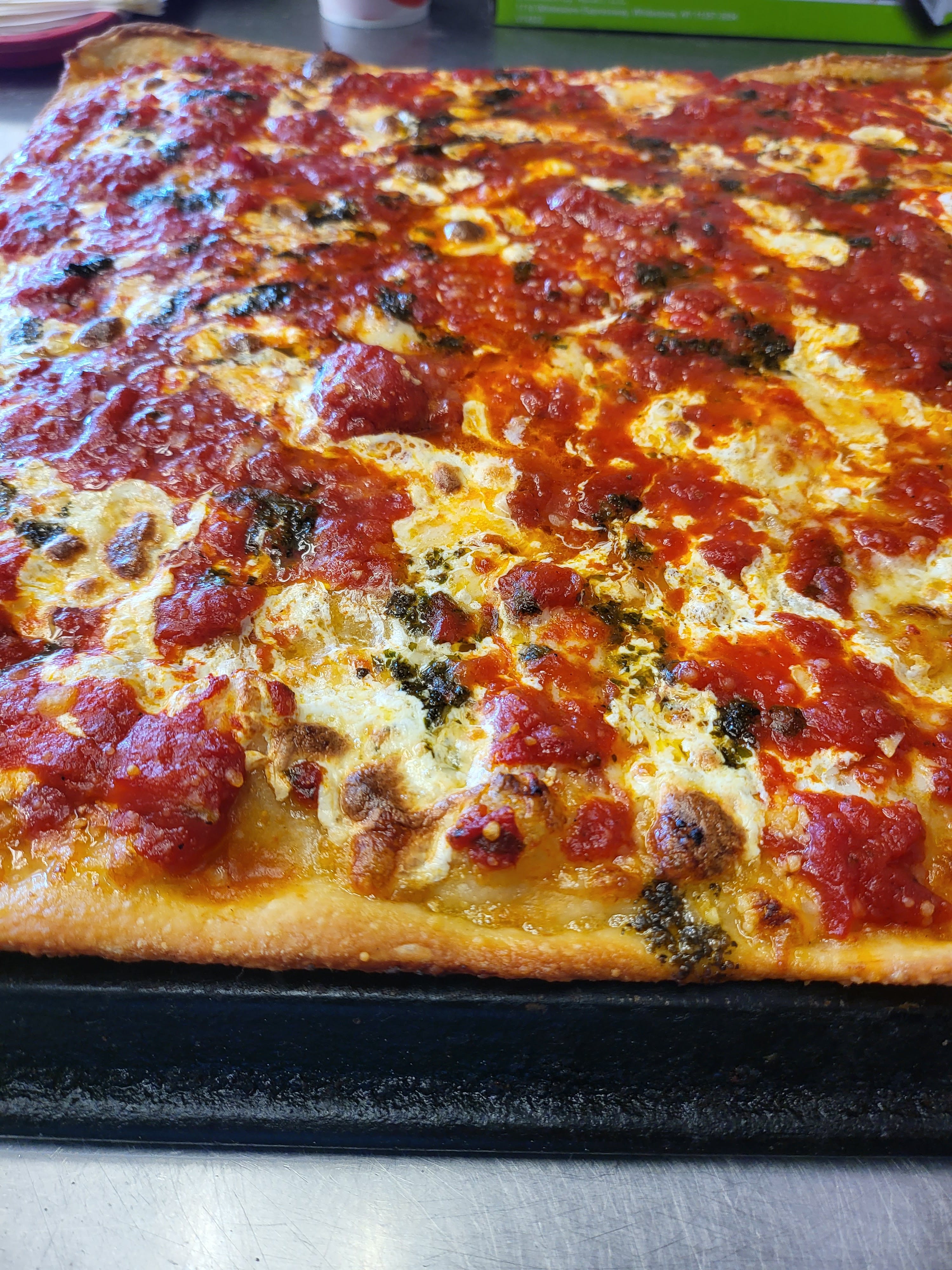 Order Grandma Sicilian Thin Crust Pizza - Pizza food online from Italian Touch Pizza & Pasta store, Staten Island on bringmethat.com