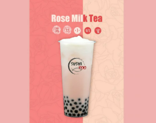 Order BT05. Rosey Milk Tea food online from Sushitoo Express store, Gibsonia on bringmethat.com