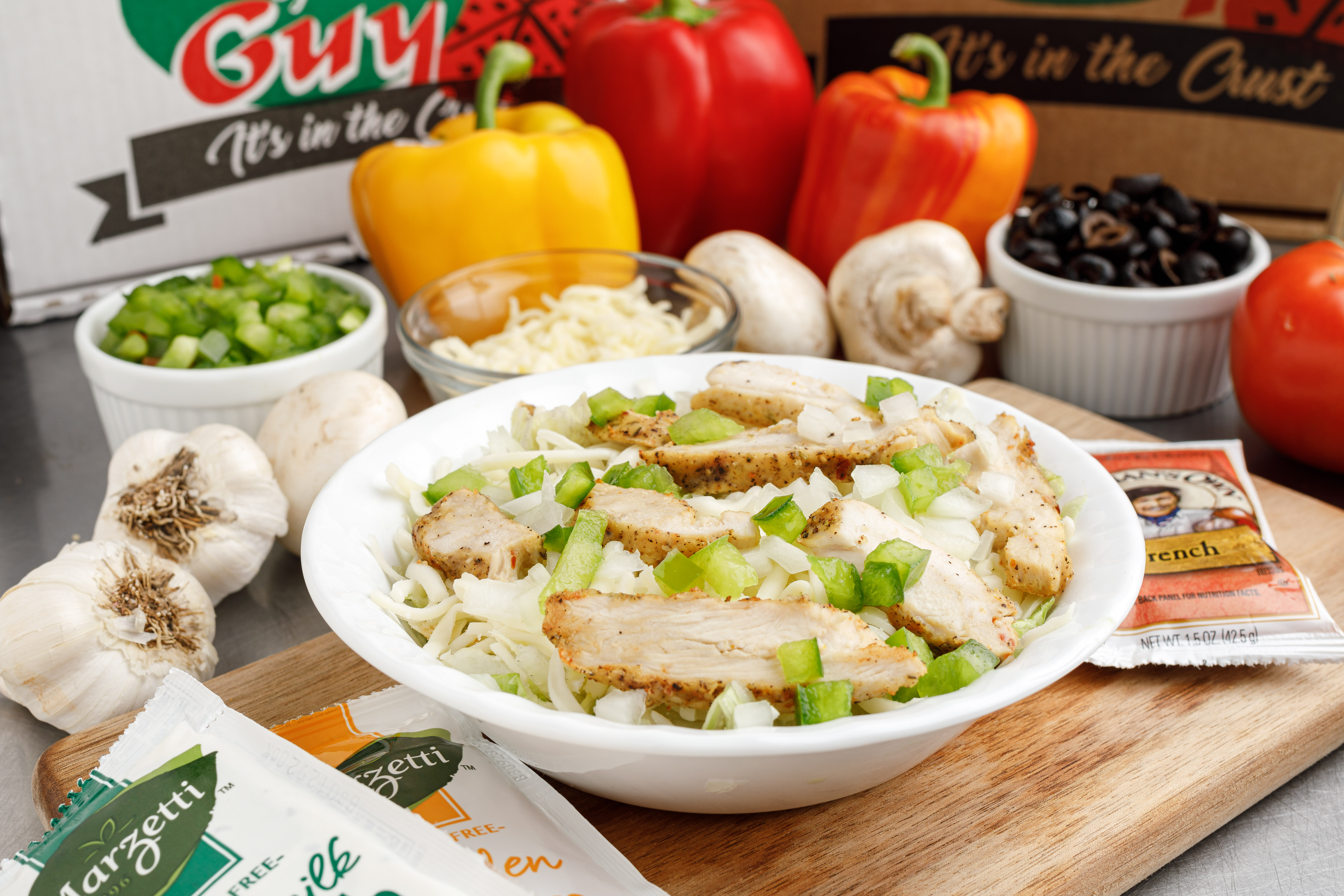 Order Grilled Chicken Salad food online from Pizza by the Guy store, Owensboro on bringmethat.com
