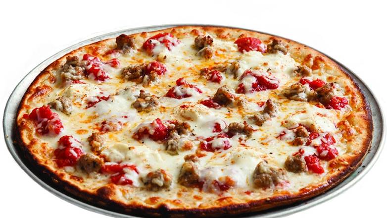 Order GF Italian Sausage Ricotta Pizza food online from Papa Gino's store, Centerville on bringmethat.com