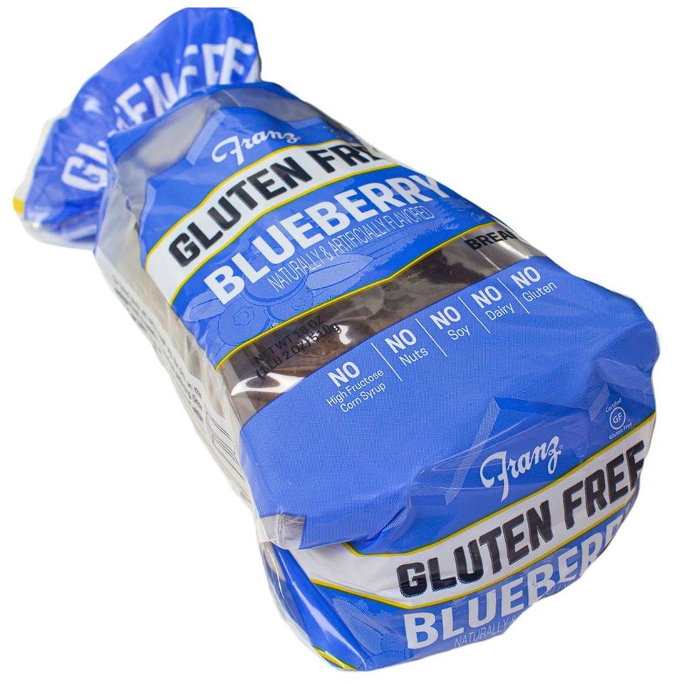 Order Franz Gluten Free Blueberry Bread food online from Franz Bakery Outlet store, Boise on bringmethat.com