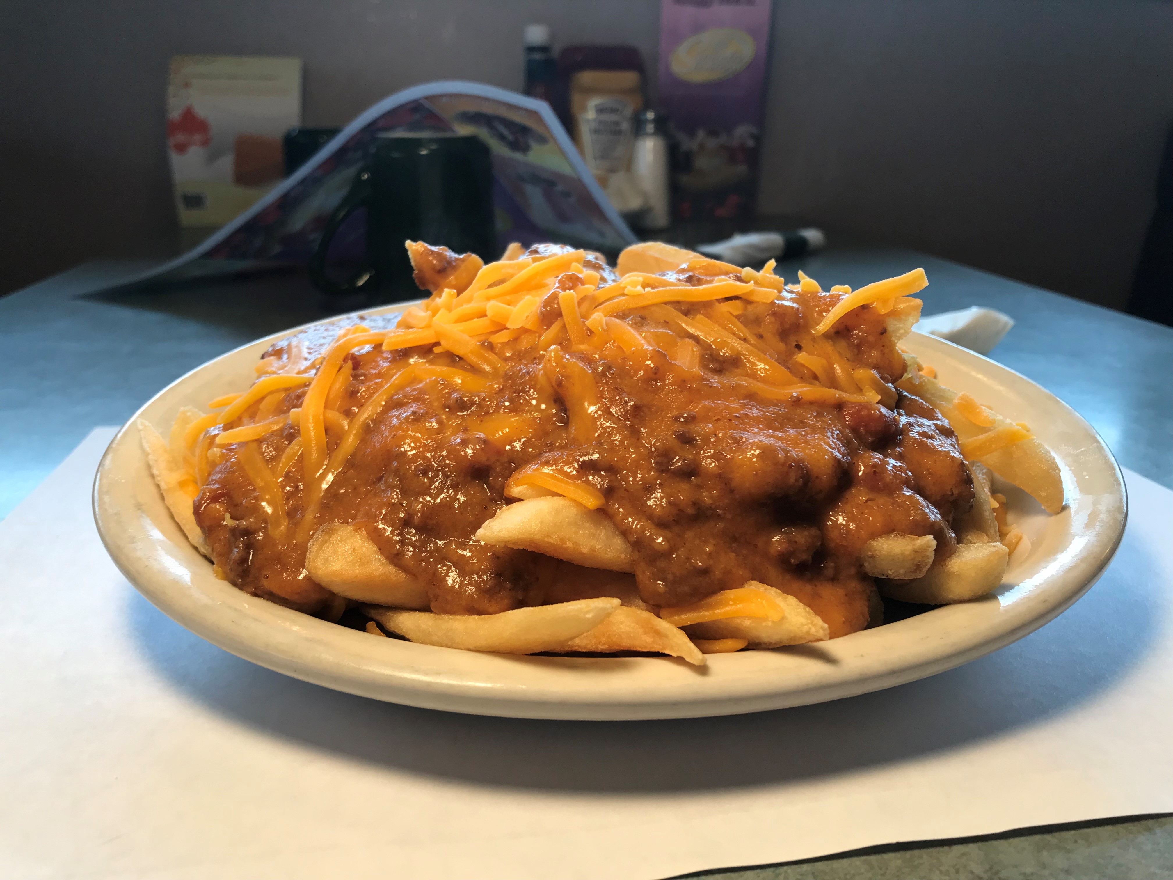 Order Chili Cheese Fries food online from Ram Horn Restaurant store, Taylor on bringmethat.com