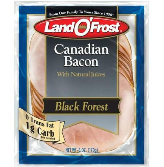 Order Land O' Frost Black Forest Canadian Bacon food online from IV Deli Mart store, Goleta on bringmethat.com