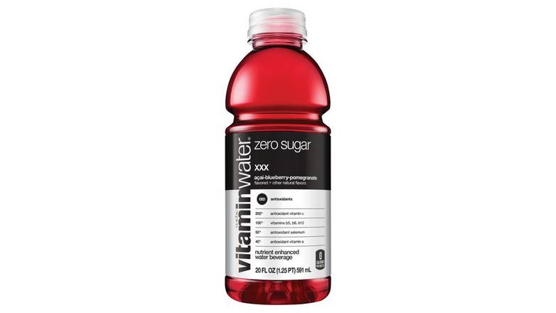 Order Vitaminwater Zero Sugar Xxx Bottle food online from Shell Rock Spring store, Bel Air on bringmethat.com