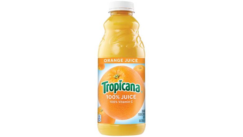 Order Tropicana Quart Orange Juice food online from Exxon Constant Friendship store, Abingdon on bringmethat.com
