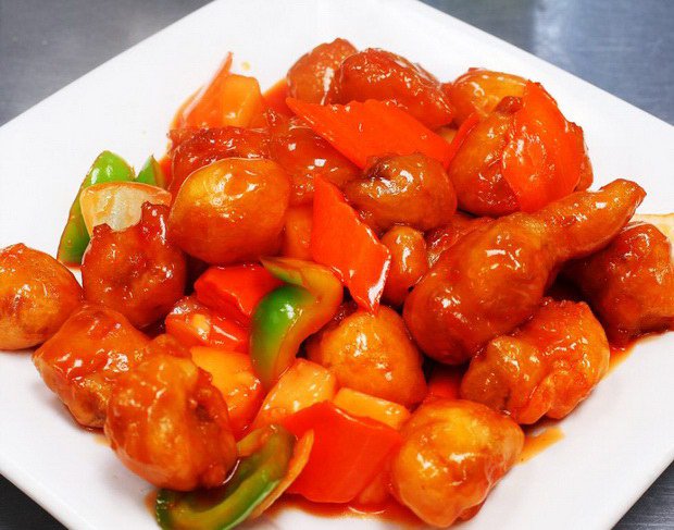 Order Sweet and Sour Chicken food online from The Wok store, Bethesda on bringmethat.com