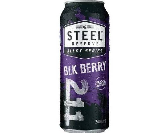 Order Steel Alloy Blk Berry, 24oz can beer (8.0% ABV) food online from Tenderloin Liquor store, San Francisco on bringmethat.com