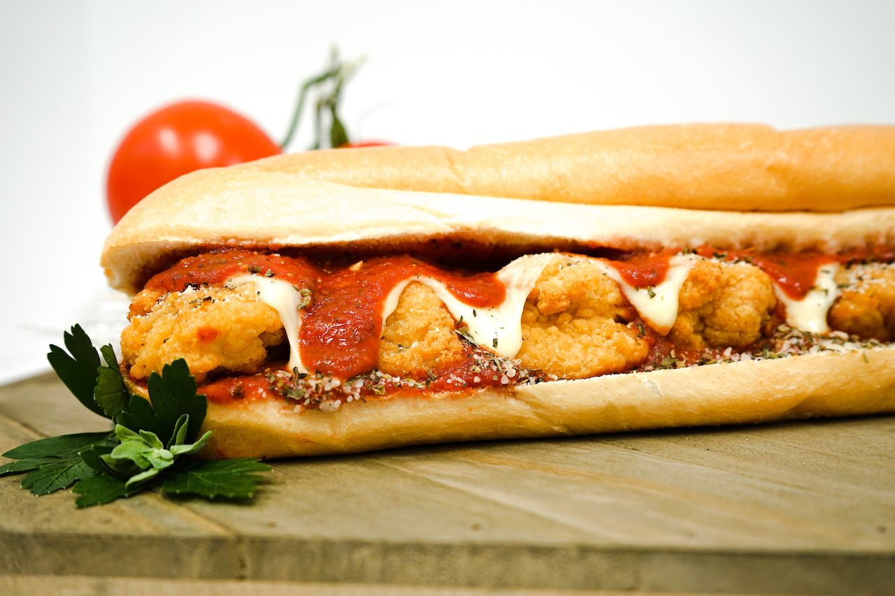 Order Chicken Parmesan Sub food online from Chanello's Pizza store, Norfolk on bringmethat.com
